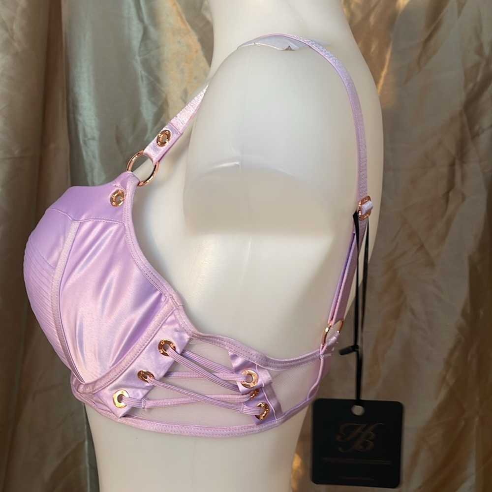 Honey Birdette Jerry Lilac Bra - Picture 3 of 7